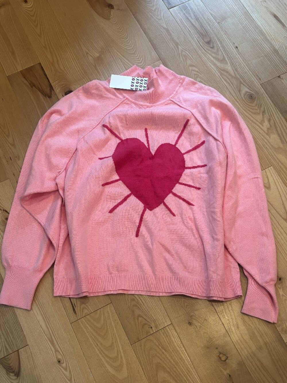XOXR Kerri Rosenthal Pink Sweater | Women's L NWT